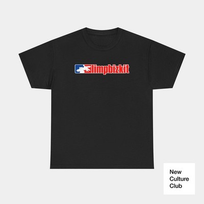Limp Bizkit Nu Metal Rap Rock T Shirt Black White Navy Nostalgia
