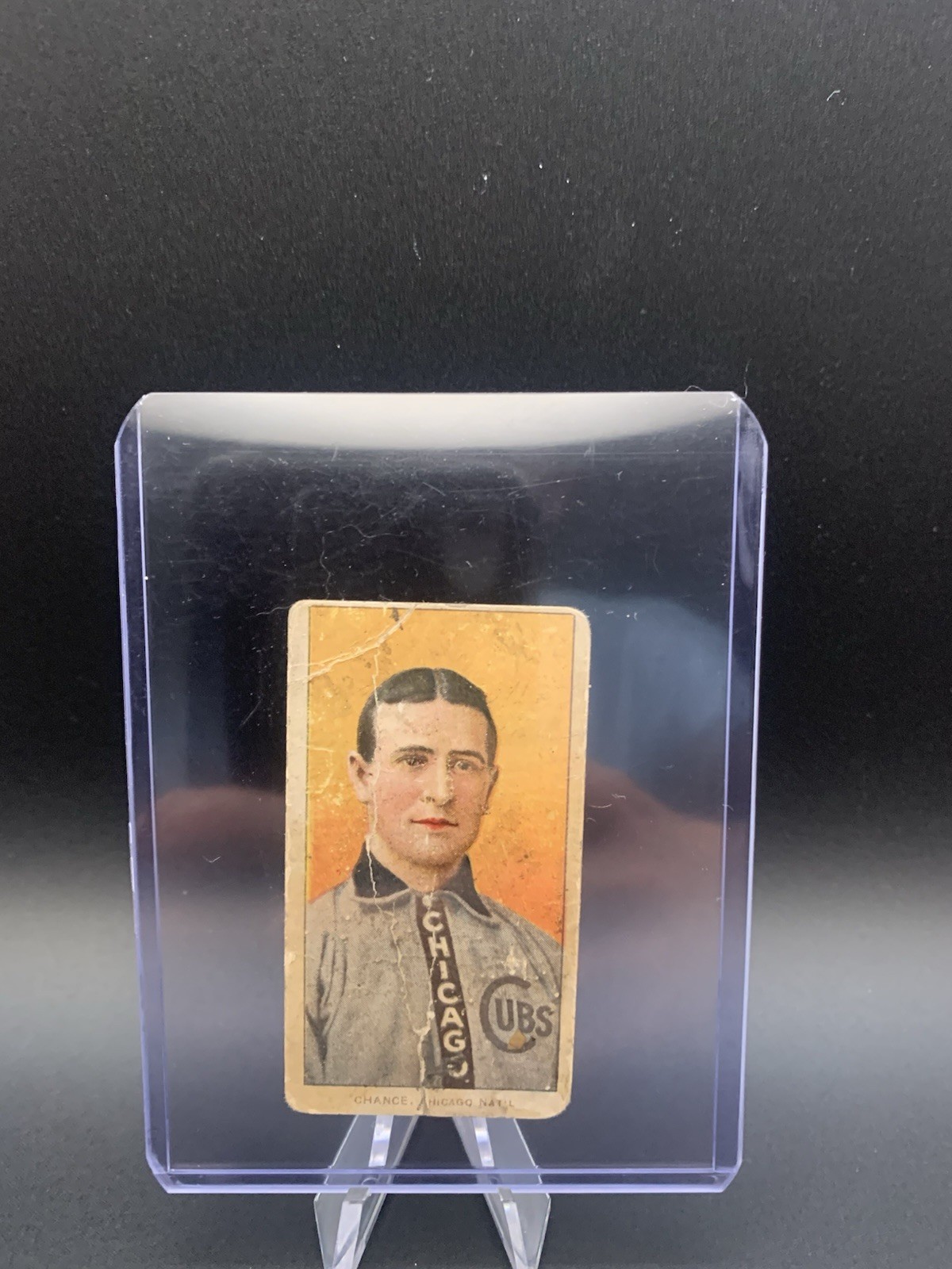 1909-11 T206 - Frank Chance Piedmont Yellow Portrait PR