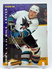 1994-95 Fleer #200 Sandis Ozolinsh San Jose Sharks