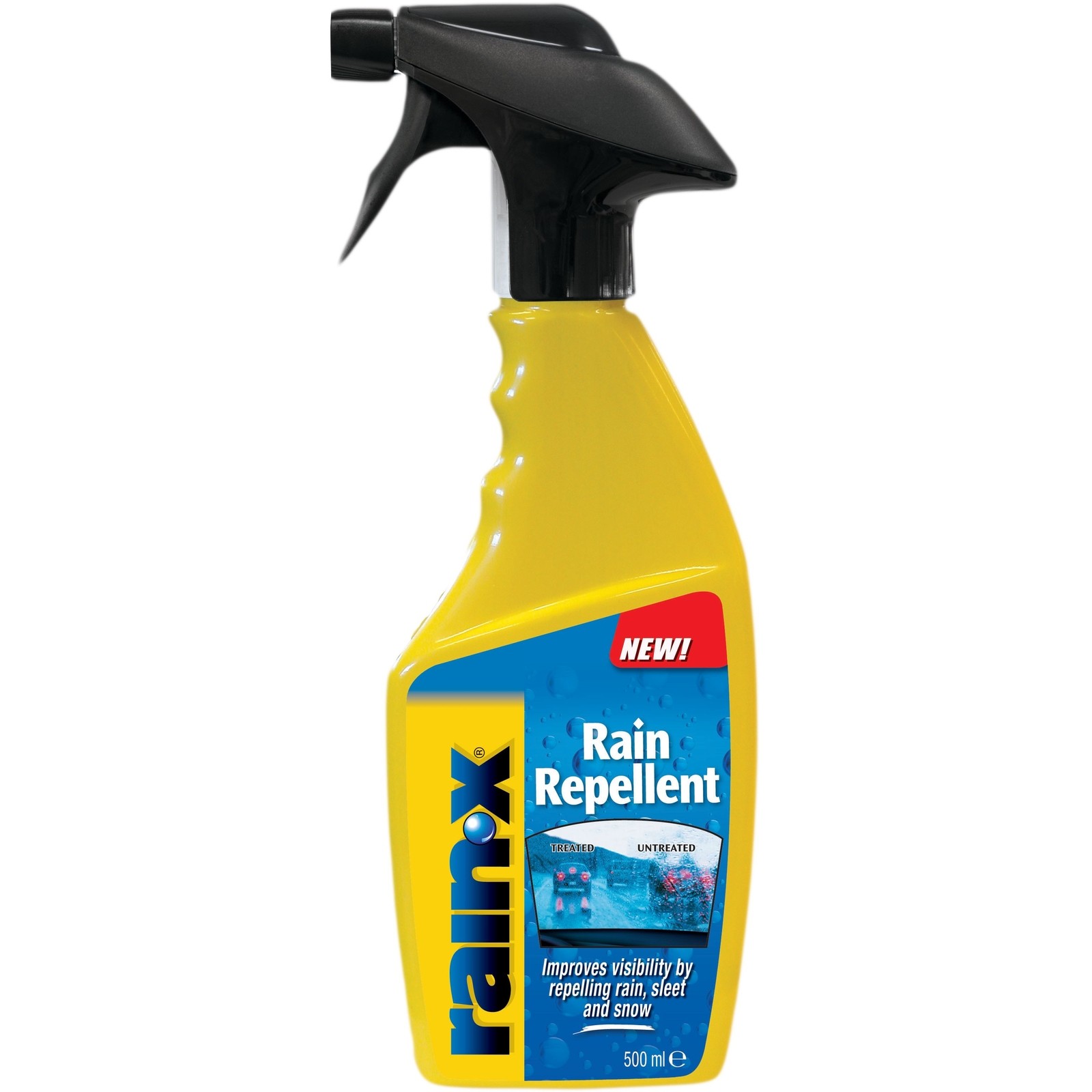 RAIN X Rain Repellent Trigger Spray 500ml - 26062 - Improves Visibility