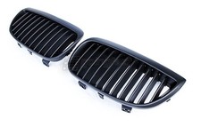 K�hlergrill Front Grill Schwarz Matt passend f�r BMW E81 E87 Vor-Facelift 04-07