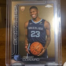 2025 Topps Chrome - Cedric Coward RC - #261 - NBA Memphis Grizzlies