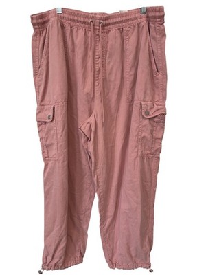 Parachute Broek Vrouwen Baggy Elastische Cargo Broek Retro Hoge Taille Fitness Enkel Track Broek (Color : C, Size : L