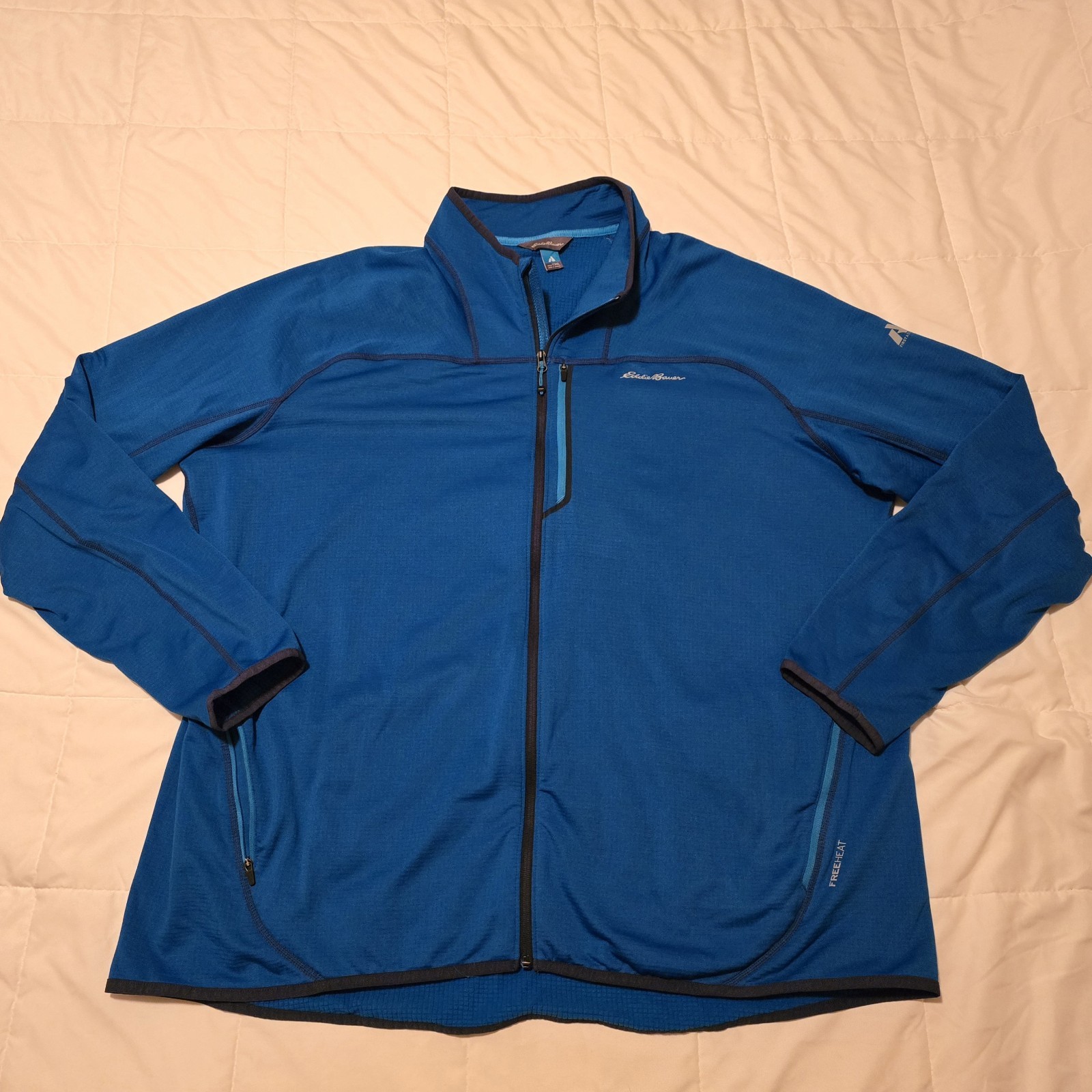 Mens 3xlt Tall Blue First Ascent Full Zip Hiking Outdoors Eu