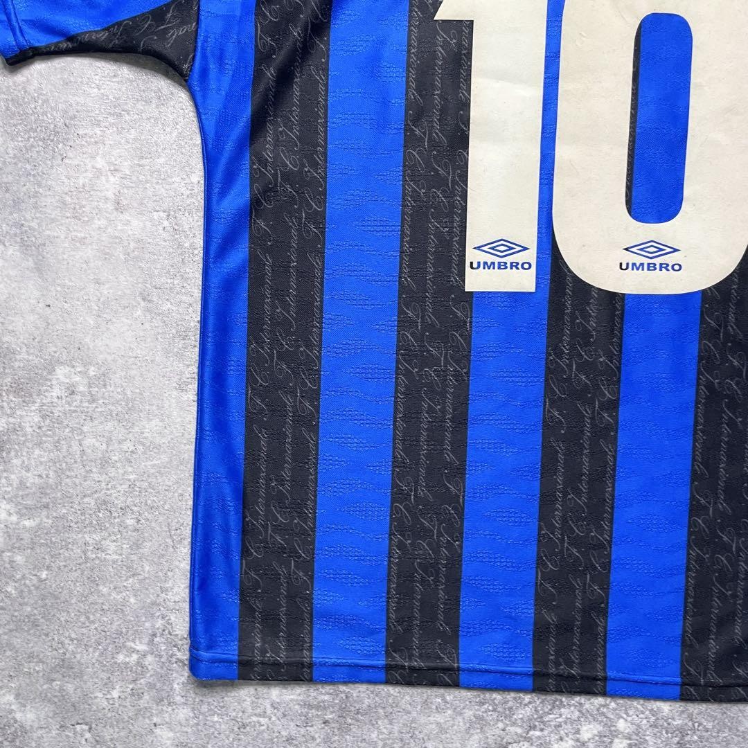 アンブロ　インテル　ロナウド　10番　サッカー　ユニフォーム　97/98 アンブロ インテル ロナウド 10番 サッカー ユニフォーム 97/98