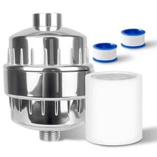 2 Pack 20 Stage Shower Filter for Hard Water Softener Remove Chlorine & Flouride