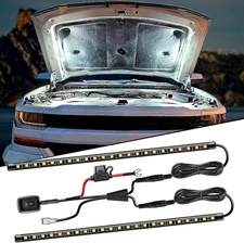 Nilight Under Hood Light Strip Bar 2pcs 40CM Waterproof Underhood Work Led Light