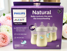 Philips Avent Natural Baby Bottles Animals Natural Response Nipples - 9oz 4Pk 