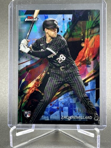 2024 TOPPS FINEST ZACH REMILLARD SKY BLUE REFRACTOR RC 162/325 #27 WHITE SOX