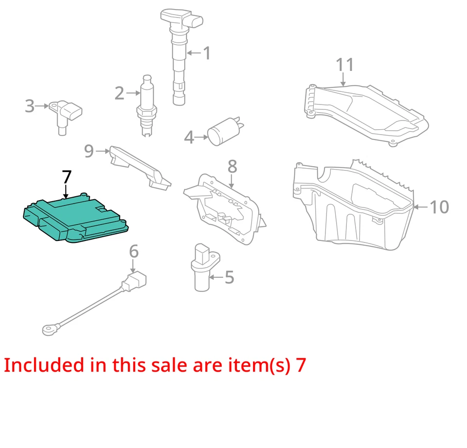 Электронный модуль управления двигателем ECM 2,0 л Turbo подходит для 13–16 AUDI A4 18578268 - Изображение 4 из 4
