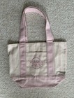 Trader Joe's Limited Mini Canvas Striped Tote Bag 2026 Pink NEW Lot# T2603 — photo 5