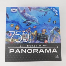 Cardinal Jigsaw Puzzle 750 Piece Underwater Ocean Panoramic 11x34 In Complete
