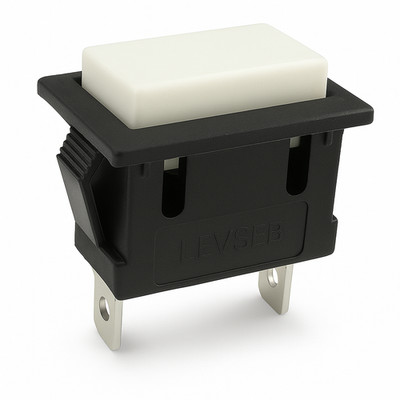 TASTER OFF/ON  1-polig (2Pin) 6 A, 250 V~, Einbau 19.5 x12mm Taster rastet nicht