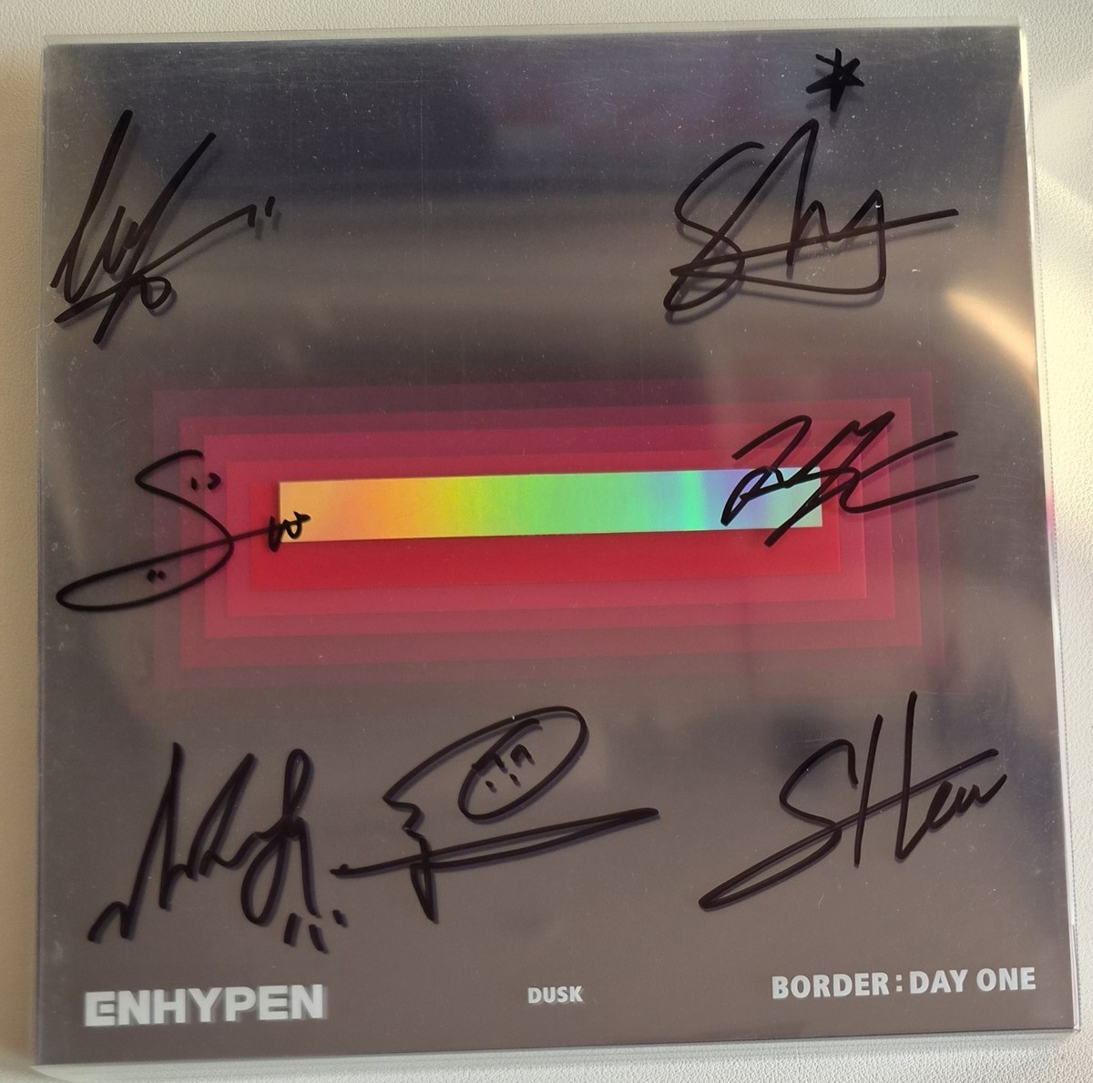 ENHYPEN [BORDER : DAY ONE] All Member Autographed Signed Album