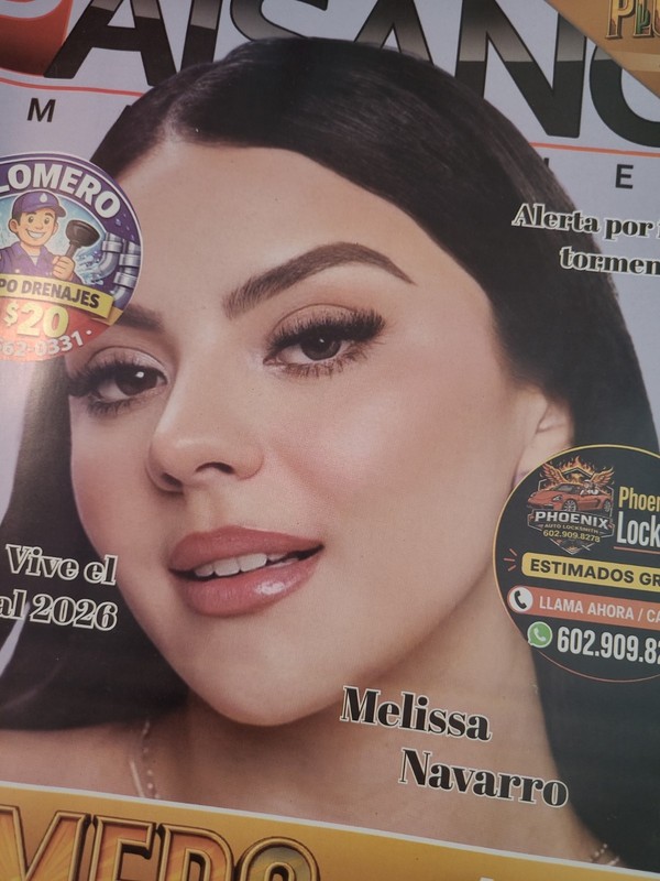 Melissa Navarro. Magazine. Free Shipping.