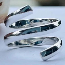 925 Sterling Silver, Solid Silver, Band Ring, Minimal Simple Ring