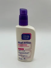 EXPIRED Clean & Clear Dual Action Acne Facial Moisturizer Salicylic 4oz