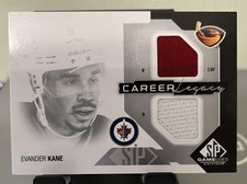 Evander Kane 2014-15 SP Game Used Hockey *Career Legacy Jersey *Thrashers/Jets