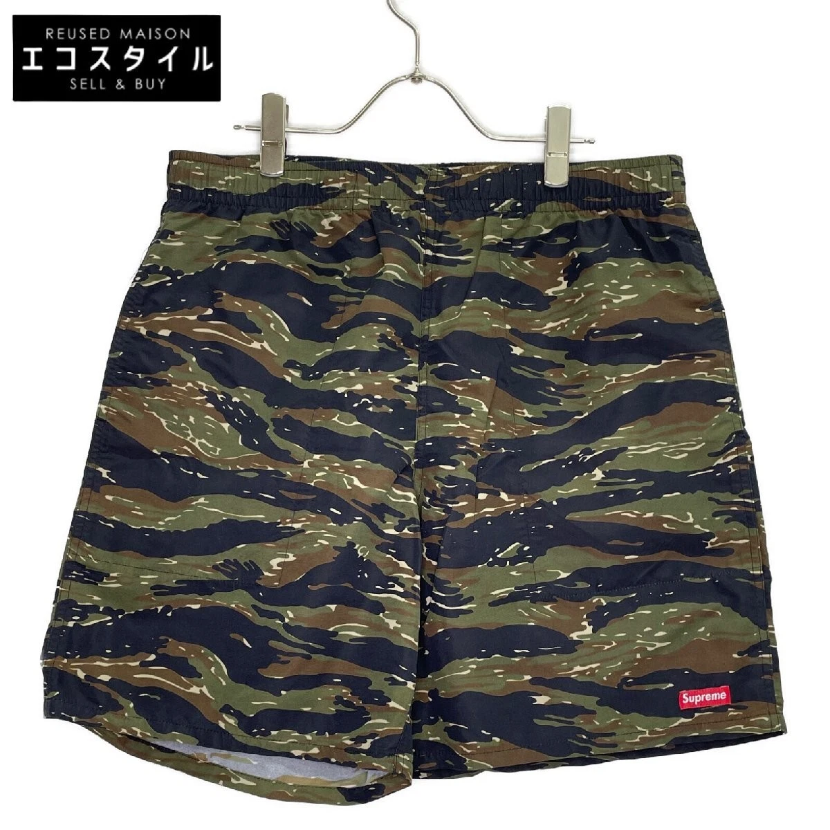 Supreme Supreme 23SS Short d'eau nylon kaki noir marron camouflage bas M