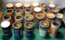 Lot of 23 Antique Edison Blue Amberol Records Music Wax Cylinders. All Playable
