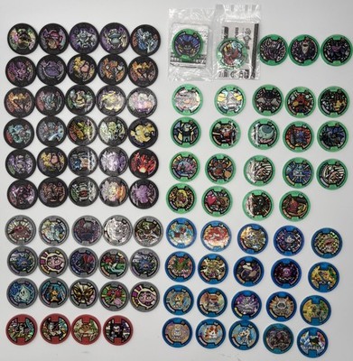 Yo-kai Watch Medal Lot 96pcs Mixed DX U Legendary Holo Set Japan Yokai