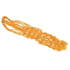 Lengthen Basketball Mesh Net Bag Carry Bag Ball Carrier, Yellow