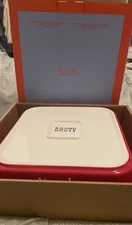 ROUND HOUSE Ceramic Baking Dish with Handles for Oven Microwave Dishwasher Safe