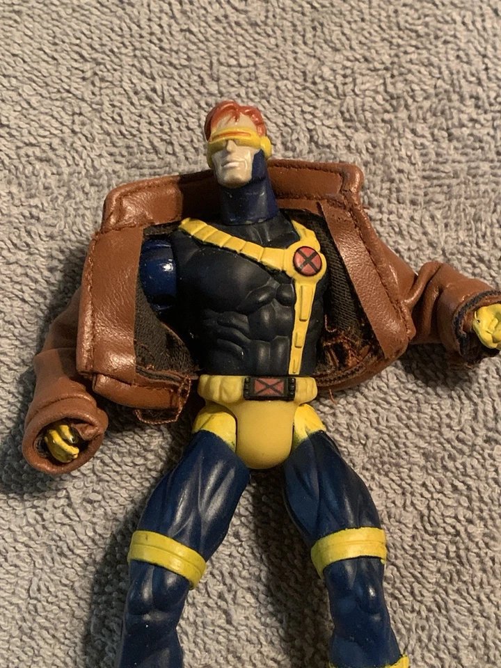 ** RARE ** Toy Biz Cyclops 1998 W/ Original Jacket - Image 2 of 4