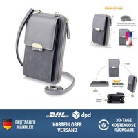 Handytasche Damen UmhäNgetasche Pu Klein Mit GeldböRse Und Schultergurt