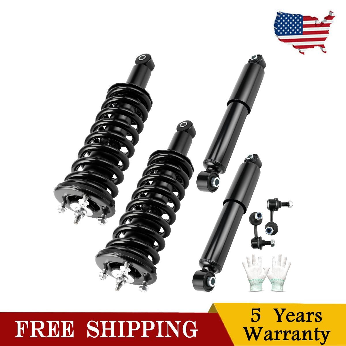 Front Struts Rear Shocks Sway Bar Links For 2005-2011 2012 Nissan Pathfinder