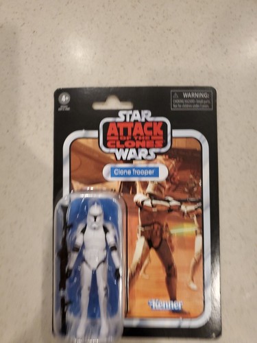 Star Wars Vintage Collection Attack Of The Clones Trooper VC45 New Sealed Hasbro - Picture 3 of 9
