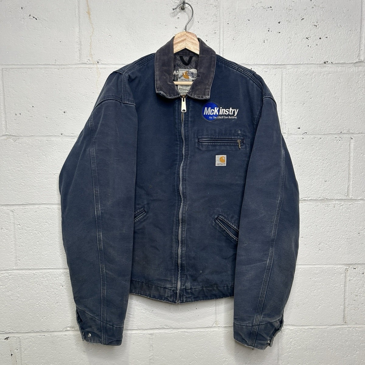 Vintage Carhartt Blanket-Lined Detroit Jacket “Navy” J01 NVY Men