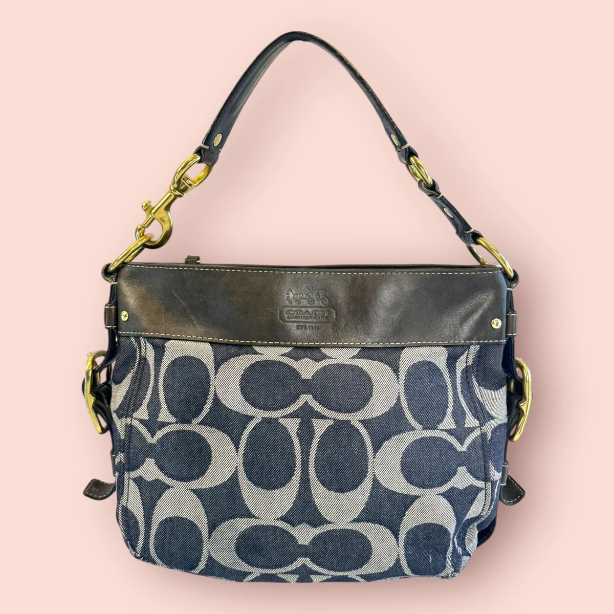 Coach Hobo Handbags & Bags Denim Exterior for Women for sale - eBay