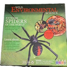 Extreme Spiders of the World - For Ages 6 - Create and Customize Models -NIB
