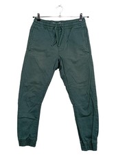 Zara Jogginghose Herren Gr. S Grün Casual Jogger Baumwolle