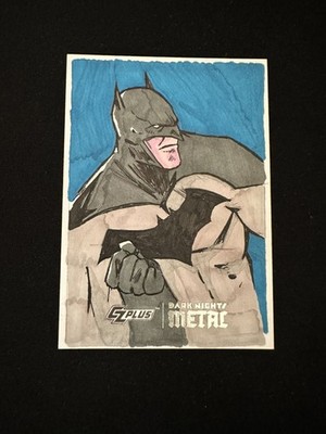 Batman Bruce Wayne Sketch Card Artist 2024 DC Auto 1/1 By Brendan Purchase A572