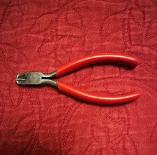 Snap-on 184ACP Diagonal Cutters 4-3/4โ Red Grip USA Made Mini Side Cutters