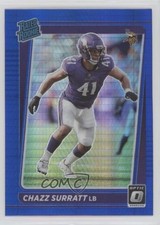 2021 Panini Donruss Optic Rated Rookie Blue Hyper Prizm Chazz Surratt #280 0tj4