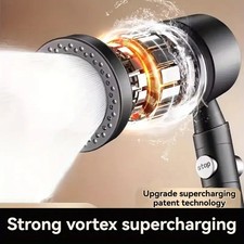 New High Pressure Water Saving Filter Shower Head 5 Modes Handheld Shower Head O