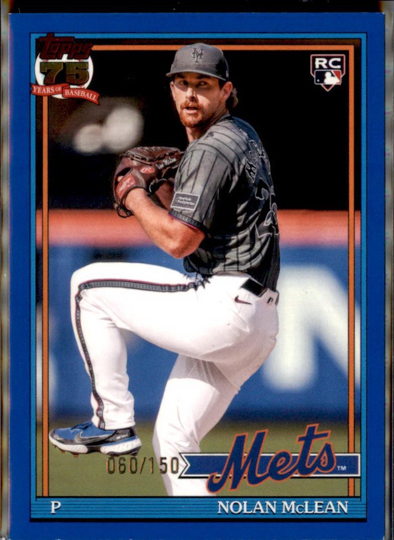 2026 Topps 1991 Blue /150 Nolan Mclean (RC) Mets