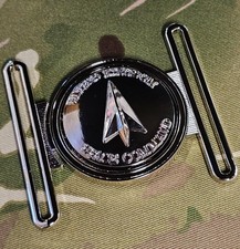 RAF Space Command UKSC Stable Belt Buckle Locket Style durable nickel plated
