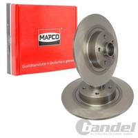 2X Mapco Bremsscheiben 300Mm Voll Hinten Passend FüR Renault Espace VEL | 15142