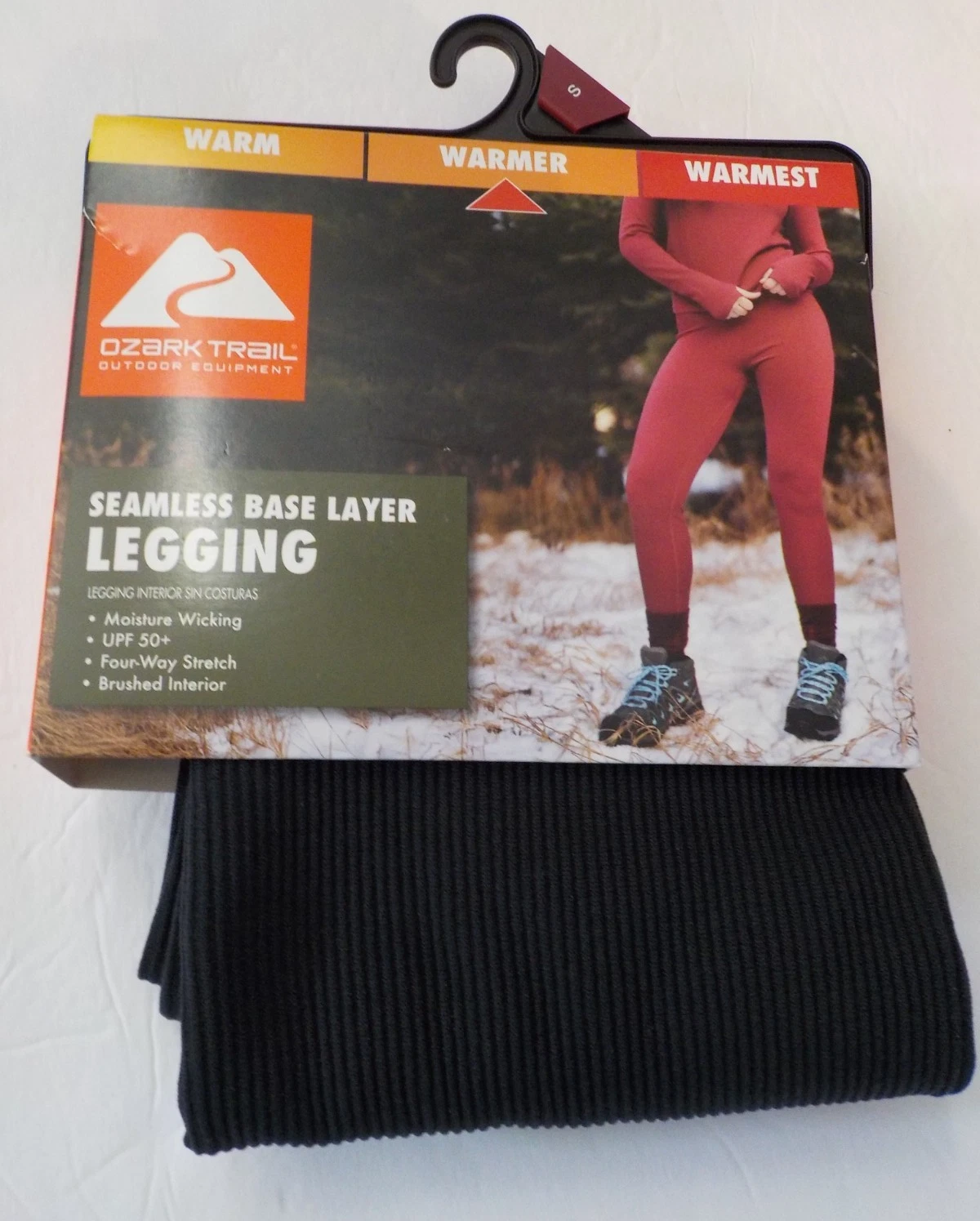 Ozark Trail Base Layer Leggings Size S Black