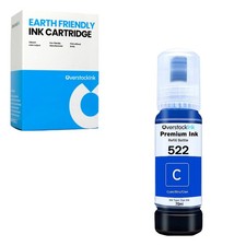 Compatible Epson 522 Cyan Ink Bottle for EcoTank ET-2400, ET-2720, ET-2800