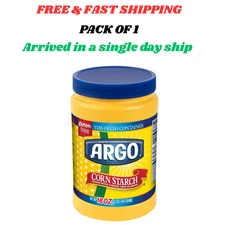 (3 pack) Argo Gluten-Free Corn Starch Thickener, 16 oz