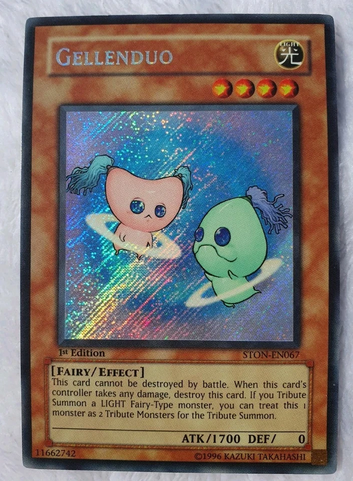 Yugioh 1x Gellenduo STON-EN067 Secret Rare 1st Edition NM - Image 2 of 4