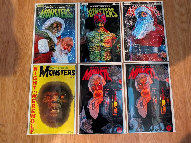 Mark Spears #8 Horror Lot Blind Bag Variants. Brand New Unread Condition