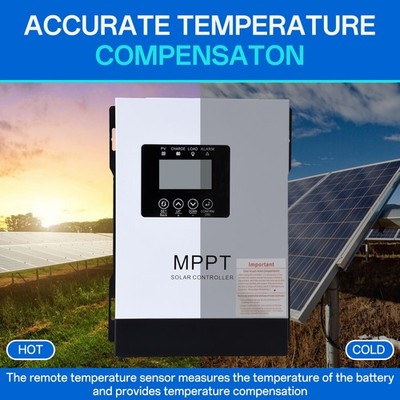 120A MPPT Solar Charger Controller 12V24V36V 48V 60V 72V 84V 96V Battery PV 230V