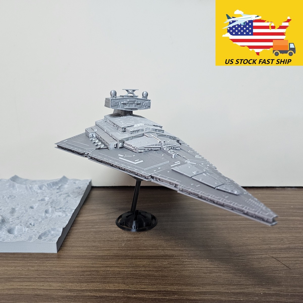 1:6000 Star Wars Imperial II-class Star Destroyer 3D Model L:25cm