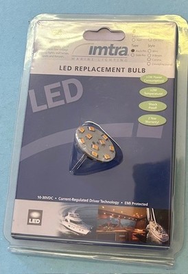 IMTRA ''X BEAM'' G4 / GU4 LED REPLACMENT BULB - WARM WHITE - BACK PIN LBPG4-10W